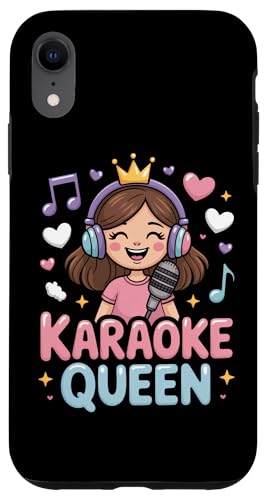 Karaoke Queen Karaoke Sänger Mikrofon Karaoke Hülle für iPhone XR von Karaoke Enthusiast Designs for Karaoke Nights