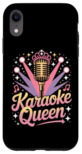 Karaoke Queen Karaoke Sänger Mikrofon Karaoke Hülle für iPhone XR Karaoke Queen Karaoke Sänger Mikrofon Karaoke Hülle für iPhone XR von Karaoke Enthusiast Designs for Karaoke Nights