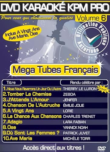 DVD KARAOKE KPM PRO VOL.06 - Mega Tubes Français DVD KARAOKE KPM PRO VOL.06 - Mega Tubes Français von Karaoke Paris Musique