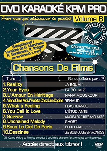 Karaoke Pro Vol.08 « Chansons de Films » [DVD-AUDIO] von Karaoké Paris Musique