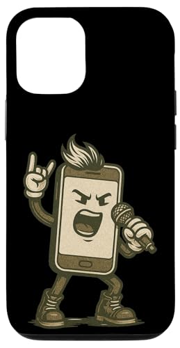 Lustiges Smartphone Rockstar Kostüm für Tech-Liebhaber Hülle für iPhone 12/12 Pro Lustiges Smartphone Rockstar Kostüm für Tech-Liebhaber Hülle für iPhone 12/12 Pro von Karaoke Smartphone Outfit
