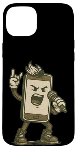 Lustiges Smartphone Rockstar Kostüm für Tech-Liebhaber Hülle für iPhone 15 Plus Lustiges Smartphone Rockstar Kostüm für Tech-Liebhaber Hülle für iPhone 15 Plus von Karaoke Smartphone Outfit