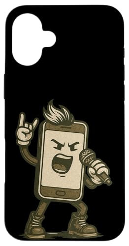 Lustiges Smartphone Rockstar Kostüm für Tech-Liebhaber Hülle für iPhone 16 Plus Lustiges Smartphone Rockstar Kostüm für Tech-Liebhaber Hülle für iPhone 16 Plus von Karaoke Smartphone Outfit