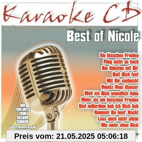 Best of Nicole - Karaoke Best of Nicole - Karaoke von Karaoke