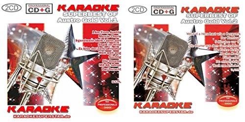 Austro Gold Fanedition Karaoke Set - Austro Gold Vol.1 + Vol.2 - CD+G von Karaokesuperstar.de