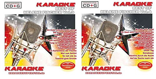 Helene Fischer Karaoke Fanedition - Best of Helene Fischer Vol. 3 + Vol. 4 im Set - CD+G von Karaokesuperstar.de