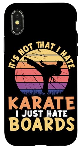 I Just Hate Boards Karate Design für Kampfkünstler Hülle für iPhone X/XS I Just Hate Boards Karate Design für Kampfkünstler Hülle für iPhone X/XS von Karate Design Ideas For Martial Artists