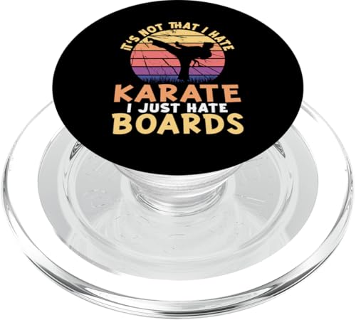 I Just Hate Boards Karate Design für Kampfkünstler PopSockets PopGrip für MagSafe von Karate Design Ideas For Martial Artists