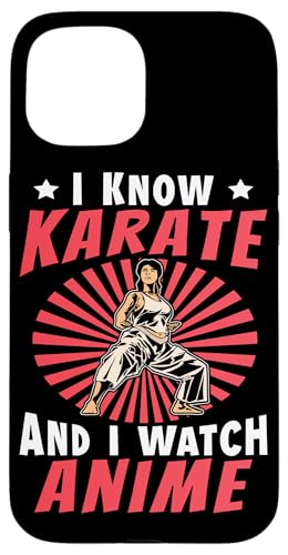 I Watch Anime Karate Design für Kinder Mädchen und Jungen Hülle für iPhone 15 I Watch Anime Karate Design für Kinder Mädchen und Jungen Hülle für iPhone 15 von Karate Design Ideas For Martial Artists