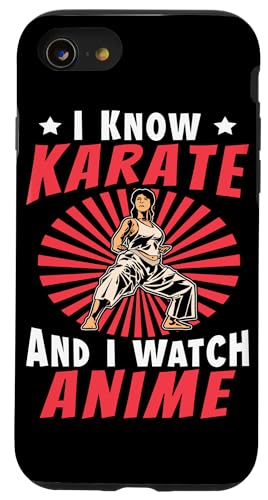 I Watch Anime Karate Design für Kinder Mädchen und Jungen Hülle für iPhone SE (2020) / 7 / 8 von Karate Design Ideas For Martial Artists