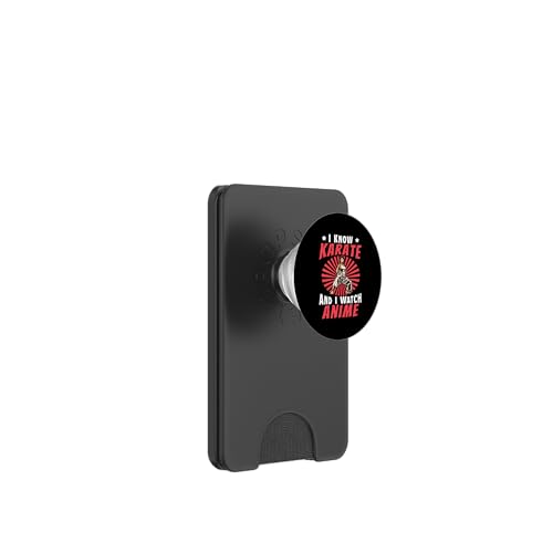I Watch Anime Karate Design für Kinder Mädchen und Jungen PopSockets PopWallet für MagSafe von Karate Design Ideas For Martial Artists