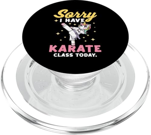 Karate-Design für Karate-Studenten, Mädchen, Einhorn PopSockets PopGrip für MagSafe von Karate Design Ideas For Martial Artists