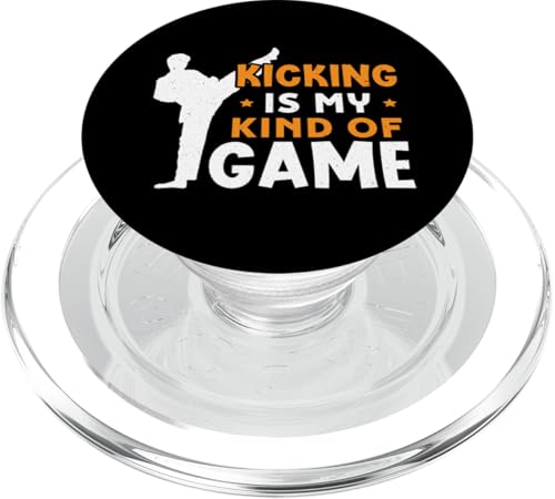 Kicken ist meine Art von Spiel Karate Design PopSockets PopGrip für MagSafe von Karate Design Ideas For Martial Artists
