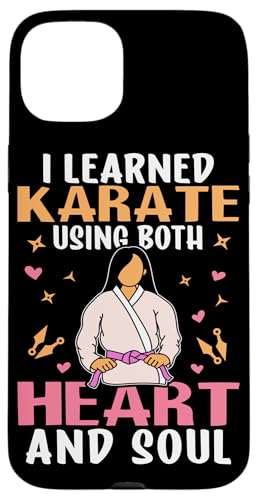 Mit Herz- und Seelenkarate-Design für Mädchen Hülle für iPhone 15 Plus Mit Herz- und Seelenkarate-Design für Mädchen Hülle für iPhone 15 Plus von Karate Design Ideas For Martial Artists