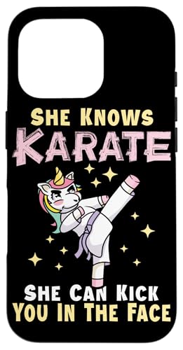 She Knows Karate Design für Kickboxer Hülle für iPhone 16 Pro She Knows Karate Design für Kickboxer Hülle für iPhone 16 Pro von Karate Design Ideas For Martial Artists