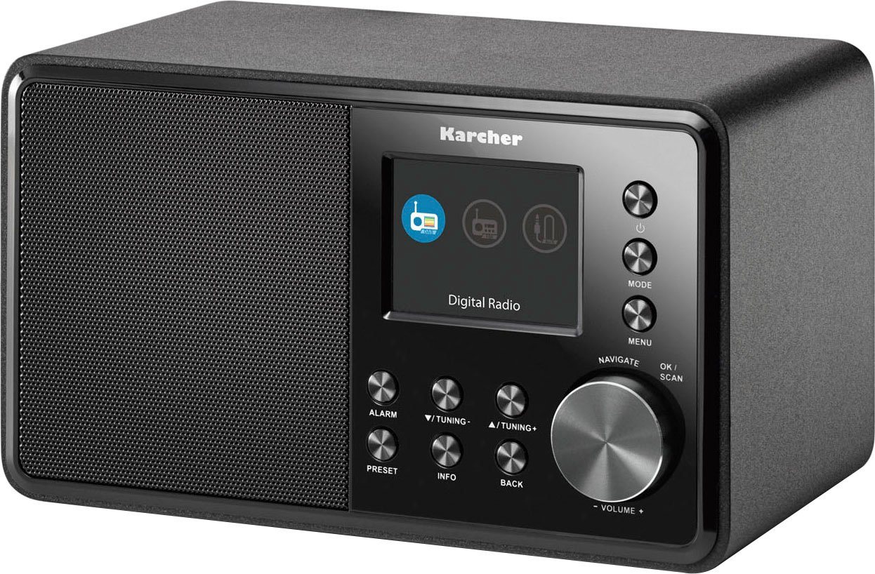 Karcher DAB 3000 Digitalradio (DAB) (Digitalradio (DAB), FM-Tuner mit RDS, UKW mit RDS, 3 W) von Karcher