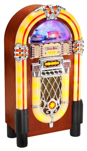 Karcher JB 6604 Jukebox (CD/MP3-Player, Radio, SD/MMC-Kartenslot, USB, Lightshow) von Karcher