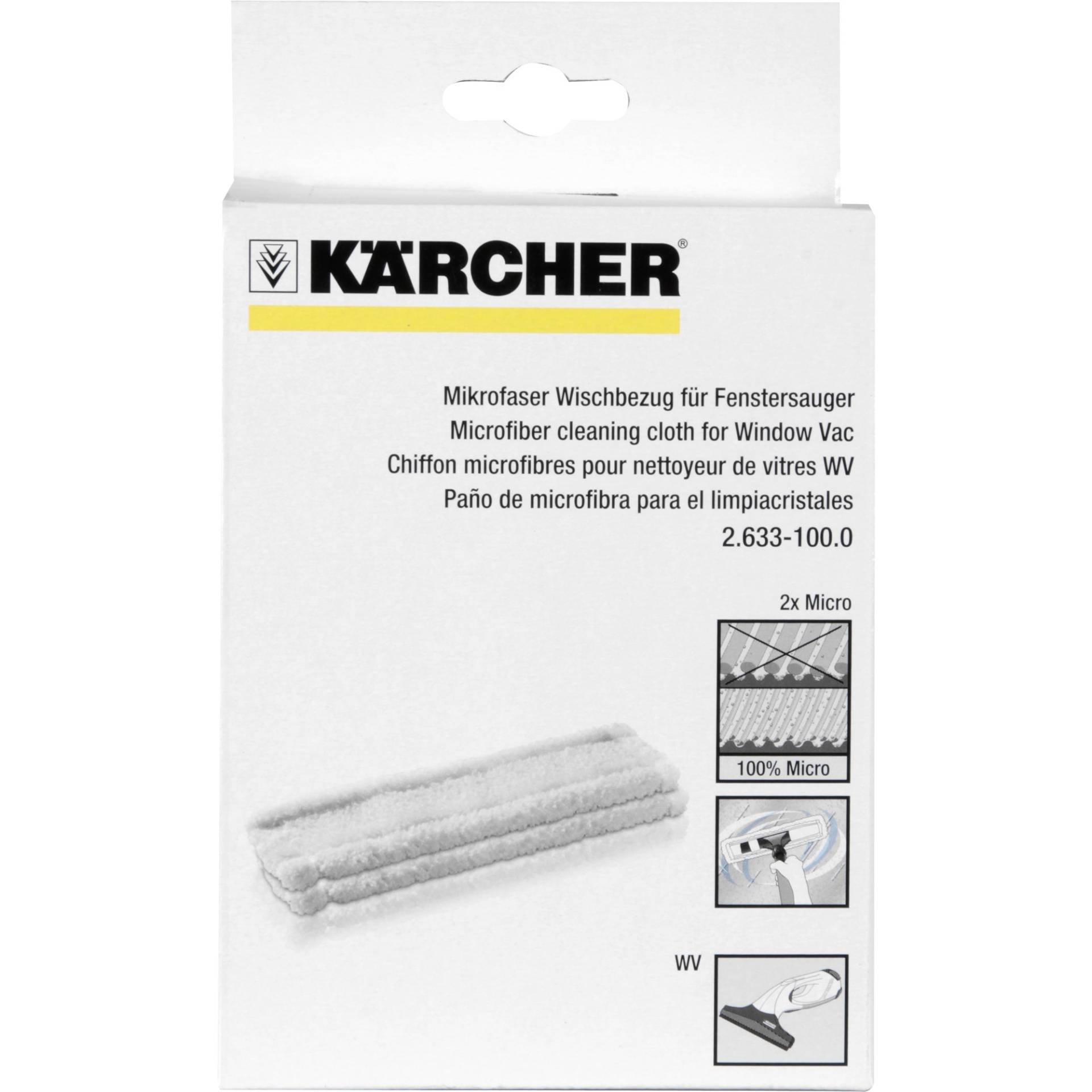 Mikrofaser-Wischbezug 2 Stück von Karcher