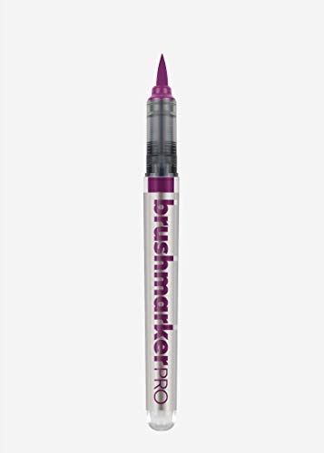 KARIN Brushmarker PRO Auswahl aus 60 Farben + Blender Aquarell, Lettering (075 Burgundy) von Karin