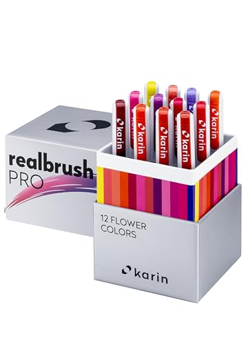 KARIN Realbrush PRO Flower Colors – ein Set mit 12 Pinsel in einem exklusiven und schützenden Etui. KARIN Realbrush PRO Flower Colors – ein Set mit 12 Pinsel in einem exklusiven und schützenden Etui. von Karin