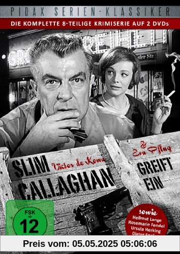 Slim Callaghan greift ein - Die komplette 8-teilige Krimiserie mit Victor de Kowa und Eva Pflug (Pidax Serien-Klassiker) [2 DVDs] von Karl Anton