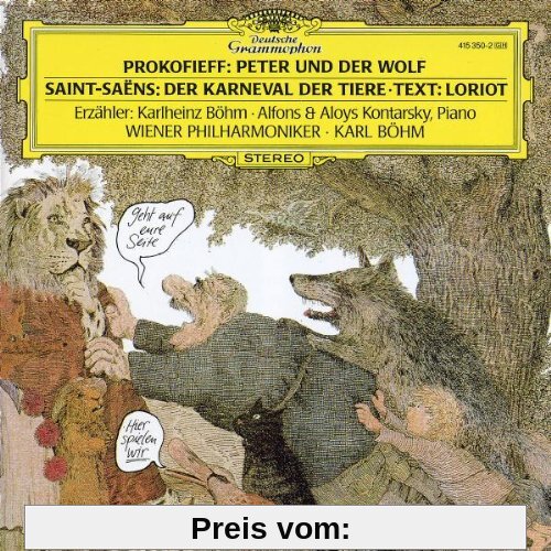 Peter und der Wolf / Karneval der Tiere von Karl Böhm