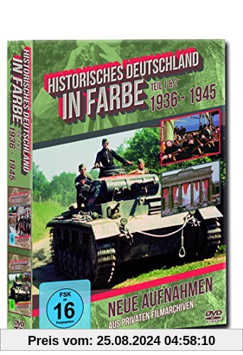 Historisches Deutschland in Farbe - 2er-Schuber (Teil 1&2: 1936 - 1945) [2 DVDs] von Karl Höffkes