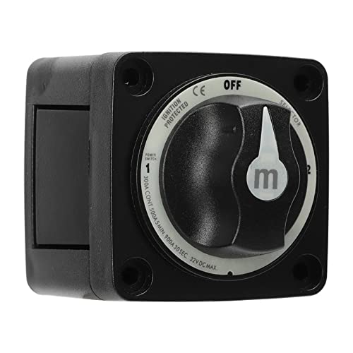 300A -Batterie -Isolatorschalter, 3 Position Marine Battery Cut -Off -Schalter mit ABS und Kupfer aus Dem Dienste für Wohnmobilboot, vor Dem Break -Design, IP66 Wasserdicht, von Karlak