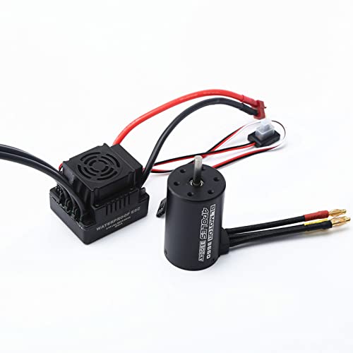 Karlak Wasserdichter 3660 3300KV Brushless Motor 80A Brushless ESC Combo Set für 1/8 1/10 Ferngesteuerter Pkw Karlak Wasserdichter 3660 3300KV Brushless Motor 80A Brushless ESC Combo Set für 1/8 1/10 Ferngesteuerter Pkw von Karlak