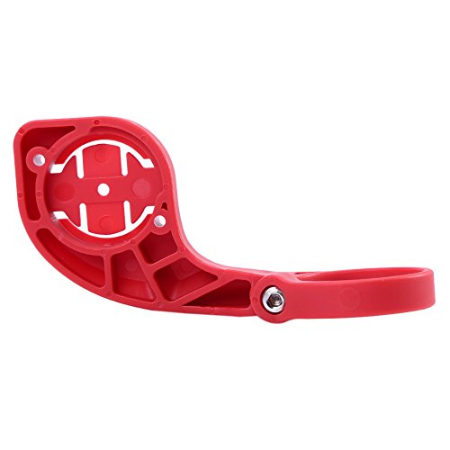Robuster Plastikfahrrad -Lenker -Computer -GPS - mit 2 Farben, Kompatibel mit Edge, für Bryton Rider Passt 31,8 Mm Lenkerdurchmesser (Rot) von Karlak