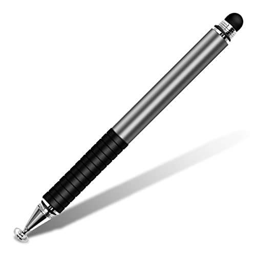 Stylus Pen Universal-Touchscreen-Stift Doppelkopf-Kapazitätsstift Tragbarer, langlebiger kapazitiver Stift für Telefon/Tablet Grau von Karlak