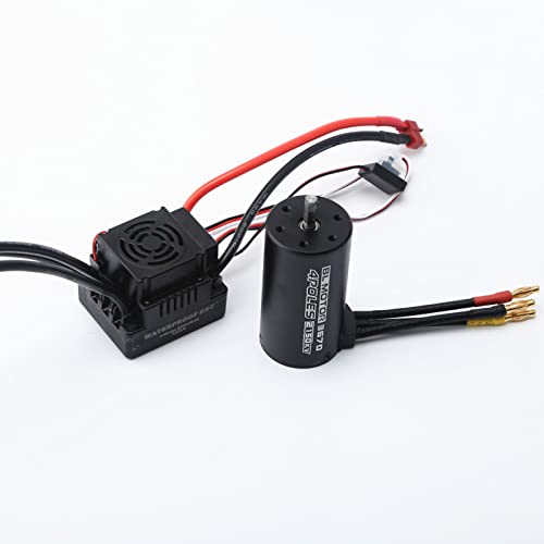 Wasserdichter 3670 2150KV Brushless Motor 120A Brushless ESC Combo Set für 1/8 ferngesteuerter Pkw von Karlak