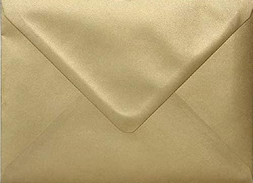 C7/A7 Briefumschläge, metallisch, Gold, 50 Stück C7/A7 Briefumschläge, metallisch, Gold, 50 Stück von Karma Krafts