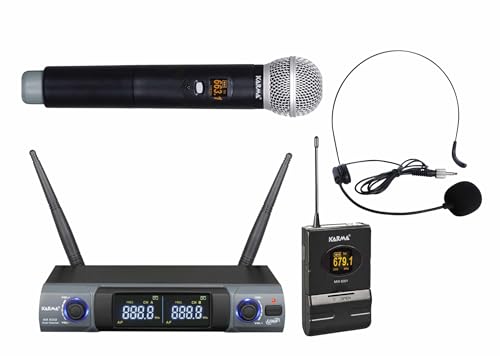 Karma Doppeltes UHF-Funkmikrofon - Kopfbügel Karma Doppeltes UHF-Funkmikrofon - Kopfbügel von Karma