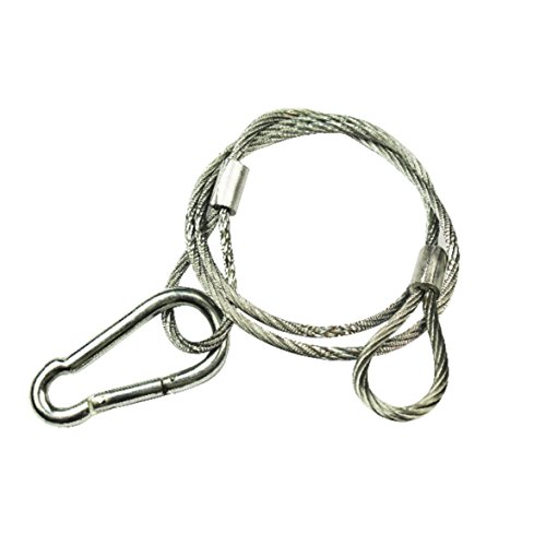 Karma Italiana Safe 5MM Kabel als Diebstahlschutz, silberfarben, Stahl Karma Italiana Safe 5MM Kabel als Diebstahlschutz, silberfarben, Stahl von Karma