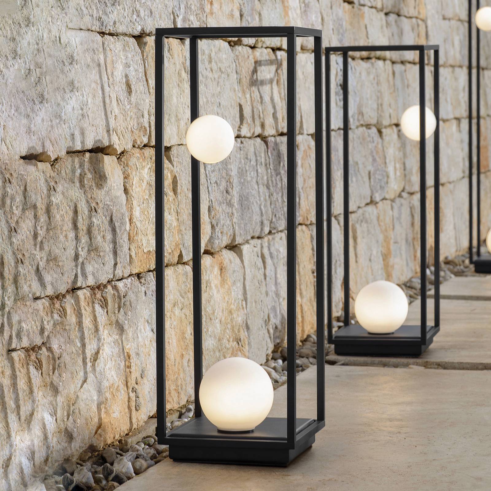 Karman Abachina LED-Stehlampe IP65 103cm schwarz Karman Abachina LED-Stehlampe IP65 103cm schwarz von Karman