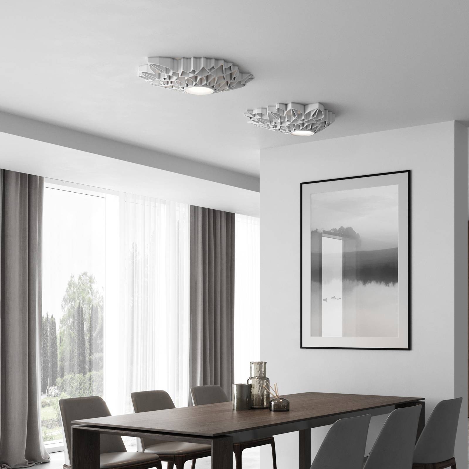 Karman LED-Wandleuchte Notredame, weiß, 2.700 K, 63 x 56 cm Karman LED-Wandleuchte Notredame, weiß, 2.700 K, 63 x 56 cm von Karman