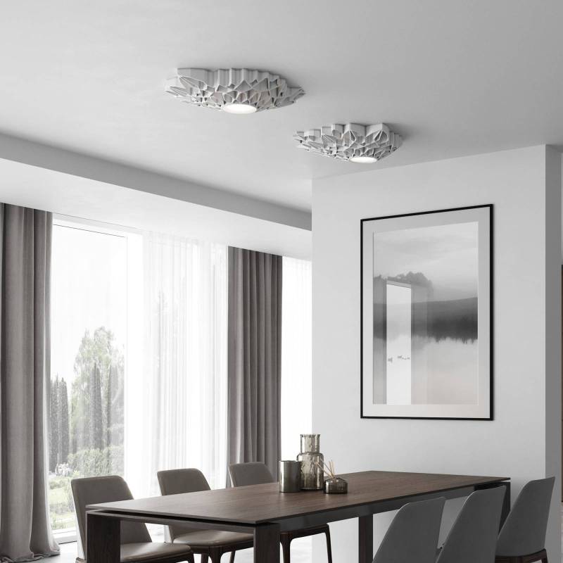 Karman LED-Wandleuchte Notredame, weiß, 2.700 K, 63 x 56 cm von Karman