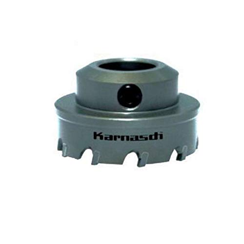 Hartmetall-bestückte Lochsäge Power-Max 10 nur Lochsägenkörper für Stahl Edelstahl Grauguss Kupfer GFK, Schnitttiefe 12mm, Ø d=26mm von Karnasch