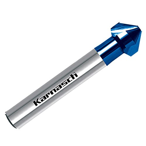 Karnasch 201745050 Hss-Xe Konisches Senkkopf, Blue-Tec-Beschichtung, 90°, 3-Schaft, 6,3 mm Schnittdurchmesser, 1,5 mm Schnittdurchmesser, 45 mm Länge Karnasch 201745050 Hss-Xe Konisches Senkkopf, Blue-Tec-Beschichtung, 90°, 3-Schaft, 6,3 mm Schnittdurchmesser, 1,5 mm Schnittdurchmesser, 45 mm Länge von Karnasch
