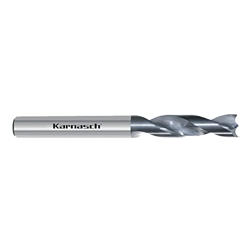 Karnasch 290080B1100034 Grau-Bohrmaschine Hartmetall Leistung Gfk/Cfk, poliert, 11 mm Schnittdurchmesser, 47 mm Schnittlänge, 95 mm Länge, 11 mm Schaftdurchmesser von Karnasch