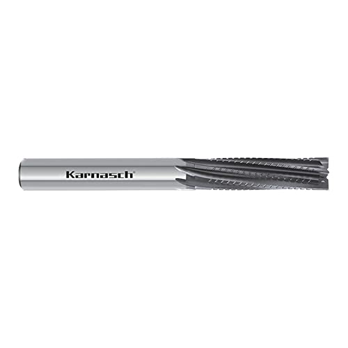 Karnasch 291762200045 Hartmetallfräser für Entgraten und Finish, für Cfk-Gfk, 8 Fräsklingen, 4 Frontklingen, Zuschnitt, 20 mm, Durchmesser der Schneide, 45 mm von Karnasch