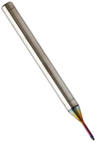 Karnasch 3062040100060 Mikrofräse aus Hartmetall mit 3D-Radio, < 20 × D Schnitttiefe, 1,0 mm Schnittlänge, 0,5 mm Radius, 6 mm, Länge 4 mm von Karnasch