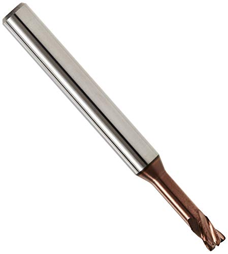 Karnasch 306436040004 Fräsmaschine aus Hartmetall mit Winkelradius, kurz, Rockwell-Cutter, 4 mm Schnittdurchmesser, 16 mm Länge, 6 mm von Karnasch