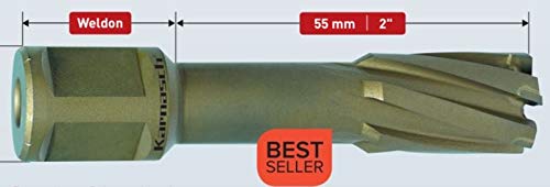 KARNASCH 201316160 Hard-Line 55 Kernbohrer mit Hartmetall, Weldon-Griff, 55 mm Nutzlänge, 160 mm Schnittdurchmesser, 19 mm Schaftdurchmesser KARNASCH 201316160 Hard-Line 55 Kernbohrer mit Hartmetall, Weldon-Griff, 55 mm Nutzlänge, 160 mm Schnittdurchmesser, 19 mm Schaftdurchmesser von Karnasch