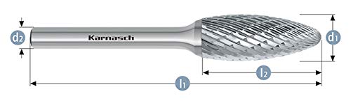 karnasch 113071.020 Schneiden Tools Rotary Grat von Karnasch