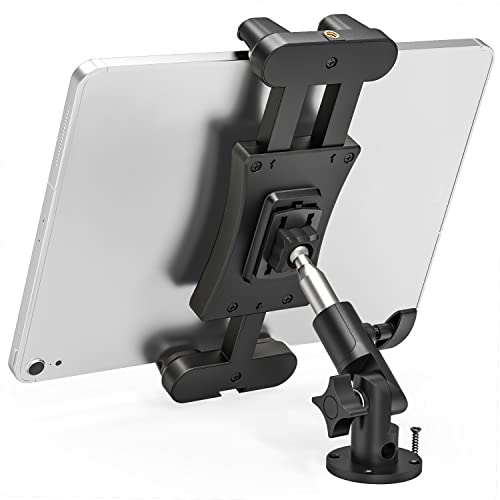 Karoten 2-in-1 Tablet Halterung LKW, 360 Grad Verstellbare Tablet Wand Halterung, Tablet Halterung für iPad/Pro/Air/Mini (alle 4.7" - 13,5"), iPad Halterung Auto für Schreibtisch/Traktor/Caravan von Karoten