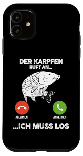 Hülle für iPhone 11 Angeln Karpfenangeln von Karpfen Angler Angeln Fischer Geschenk