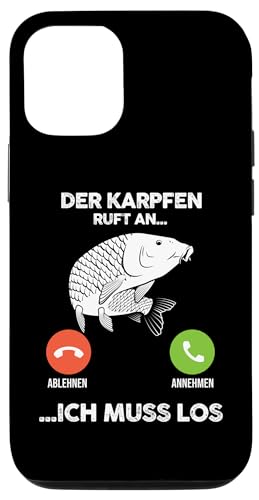 Hülle für iPhone 12/12 Pro Angeln Karpfenangeln von Karpfen Angler Angeln Fischer Geschenk