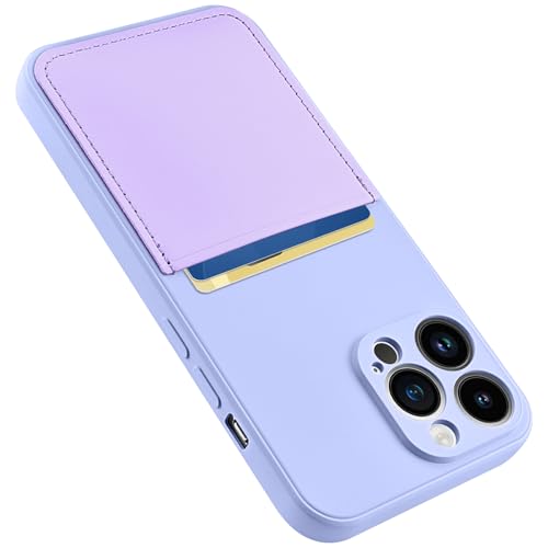 Karrint Schutzhülle für iPhone 13 Pro Max mit Kartenhalter für Damen und Herren, weiche Flüssigsilikon-Hülle, Mikrofaser-Innenfutter, vollständiger Kameraschutz, stoßfest, dünn, für iPhone 13 Pro Max Karrint Schutzhülle für iPhone 13 Pro Max mit Kartenhalter für Damen und Herren, weiche Flüssigsilikon-Hülle, Mikrofaser-Innenfutter, vollständiger Kameraschutz, stoßfest, dünn, für iPhone 13 Pro Max von Karrint